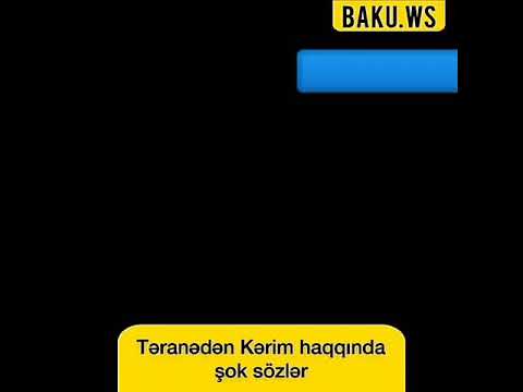 Təranə Kərim haqqında şook