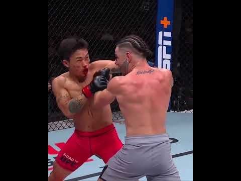𝐖𝐇𝐀𝐓 𝐀 𝐅𝐈𝐆𝐇𝐓 between Aaron Tau & Shuai Yin! #RTU #UFCIndia #UFC