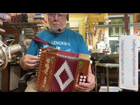 Dino Baffetti AD 3 voice button accordion #561 (sold)