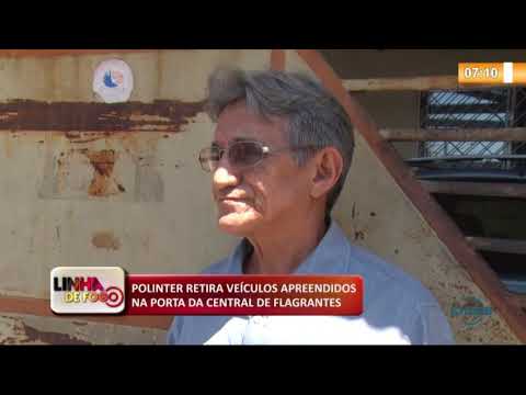 LINHA DE FOGO (06 11) POLINTER RETIRA VEíCULOS APREENDIDOS NA PORTA DA CENTRAL DE FLAGRANTES