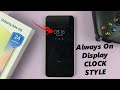 How To Change Clock Style On Always On Display Samsung Galaxy A34 5G