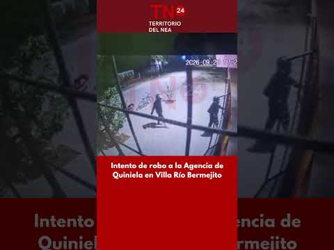 Intento de robo a la Agencia de Quiniela en Villa Río Bermejito