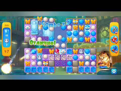 Fishdom 2022, no Boosters,   2101  level  -  прохождение без бустеров,   2101  уровень.