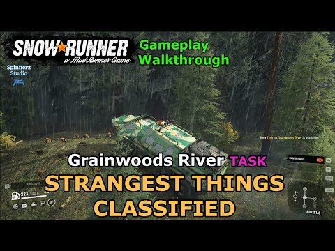 SnowRunner - Strangest Things | SnowRunner - Classified | Grainwoods River Task - Wisconsin, USA