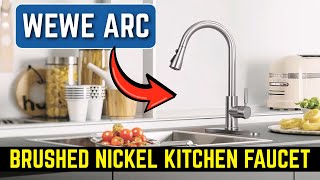 WEWE Arc Brushed Nickel Kitchen Faucet Review: Best Budget Upgrade?