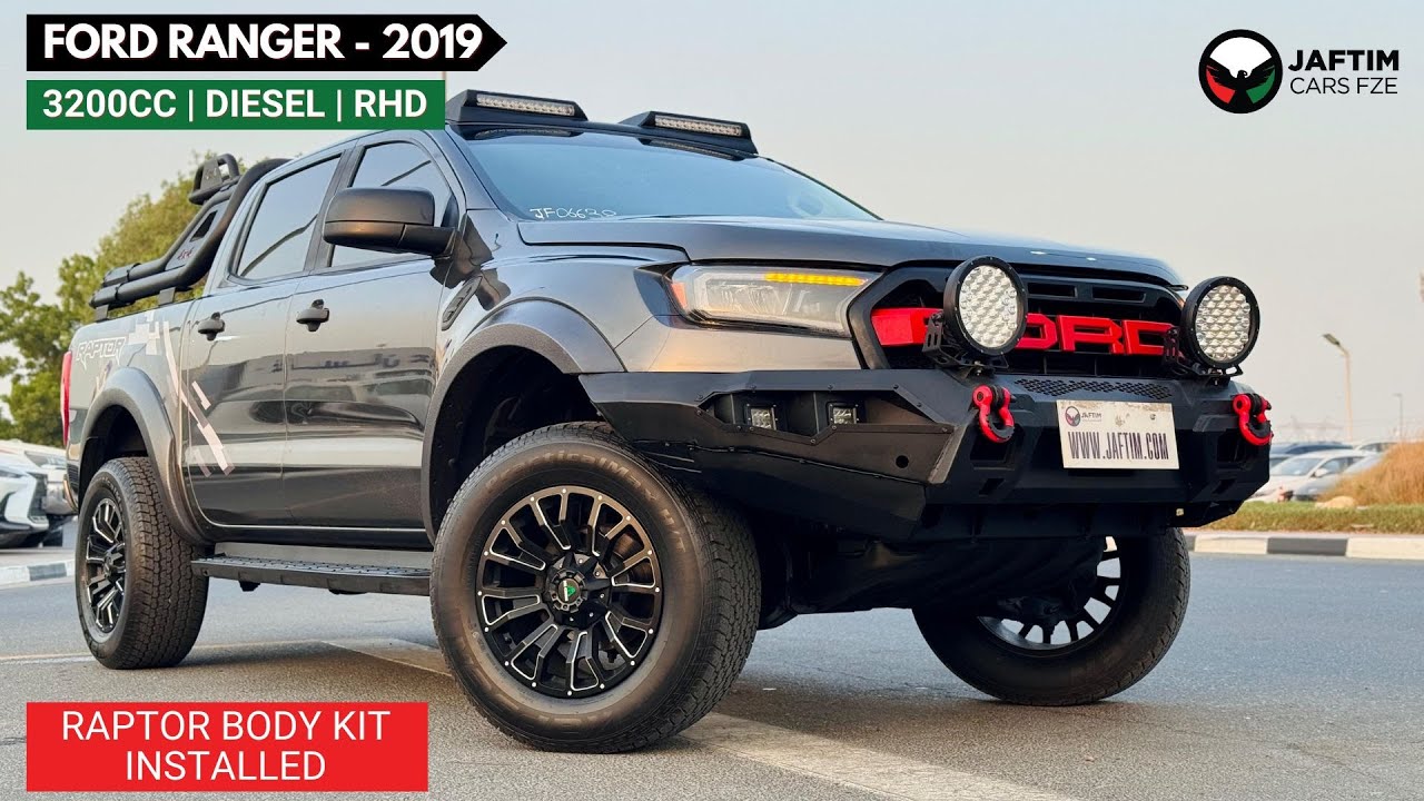 Used Ford Ranger RAPTOR BODY KIT INSTALLED | FRONT BUMPER, SPORTS BAR ...