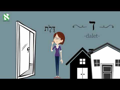 Let's Learn the Hebrew Alphabet - The Hebrew Letters, part 1 - Hebrew Starter's Packet