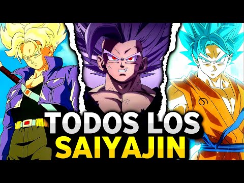 Todos Los SAIYAJIN de Dragon Ball Del Mas DÉBIL al Mas FUERTE