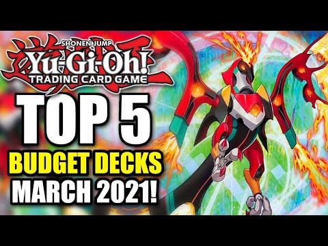 Yu-Gi-Oh! Top 5 Competitive Budget Decks for the March 2021 Format!