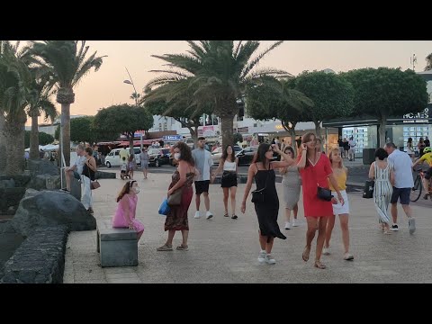 388  -  22/08/21 PUERTO DEL CARMEN LANZAROTE SPAIN UPDATE AFTERNOON WALK 🌌☀️🌴🇮🇨🇪🇦
