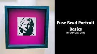 Fuse Bead Portrait Basics | Perler Bead Portrait Basic | Multimedia Portrait | Iron On Bead Portrait