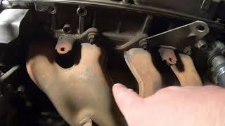 2001 Mitsubishi Galant 2.4L exhaust manifold replacement