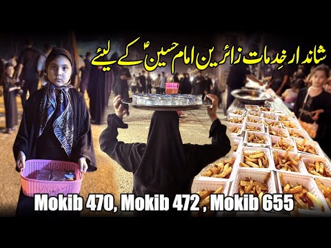 Zaireen e Imam Hussain (A.S) Karbala K Raste Pe Shandar Khidmat - Arbaeen Walk - Najaf To Karbala