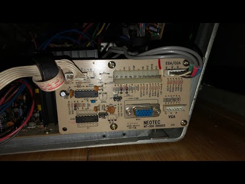 27" Neotec NT-500DX Arcade Monitor Chassis Repair - Input Configuration Tutorial