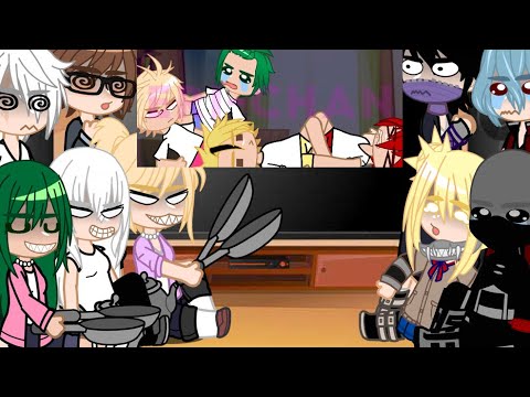 Pro heroes, LOV and Parents react to Sleepover! || mha/bnha || Gacha Club/Life || my AU ||