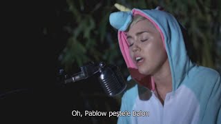 Miley Cyrus - Pablow The Blowfish (subtitrat în română)