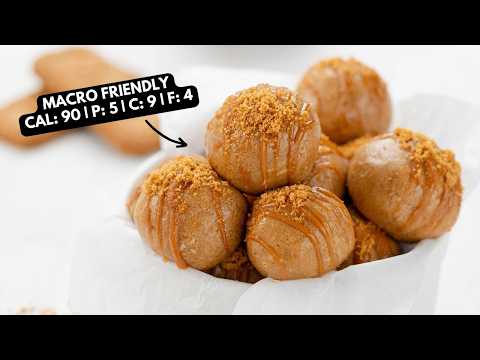 Biscoff Protein Balls | No baking needed