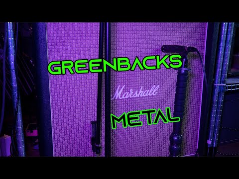 Демонстрация звучания гитарного кабинета Marshall 1960BX