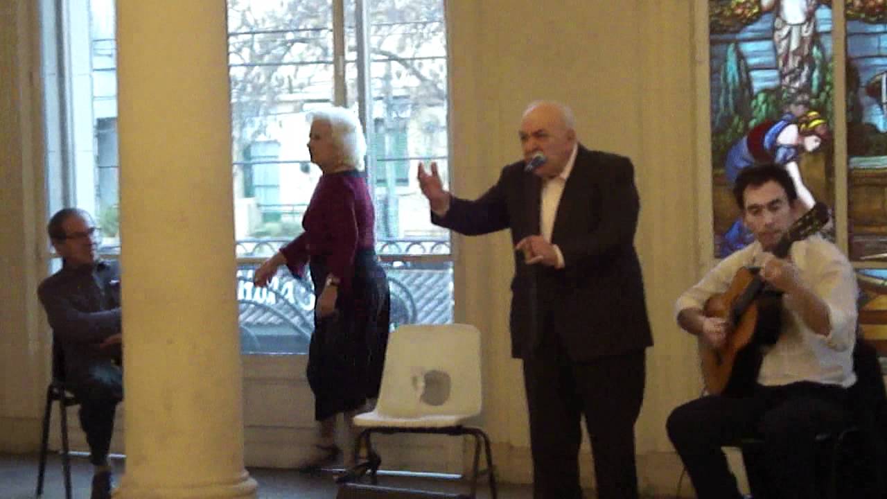 Julio Duplaa presenta al maestro Alberto Podeta