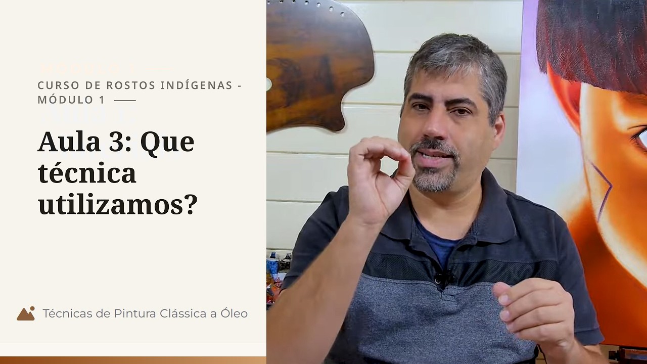 Rostos Indígenas - Módulo 1 - Aula 3: Que técnica utilizamos?