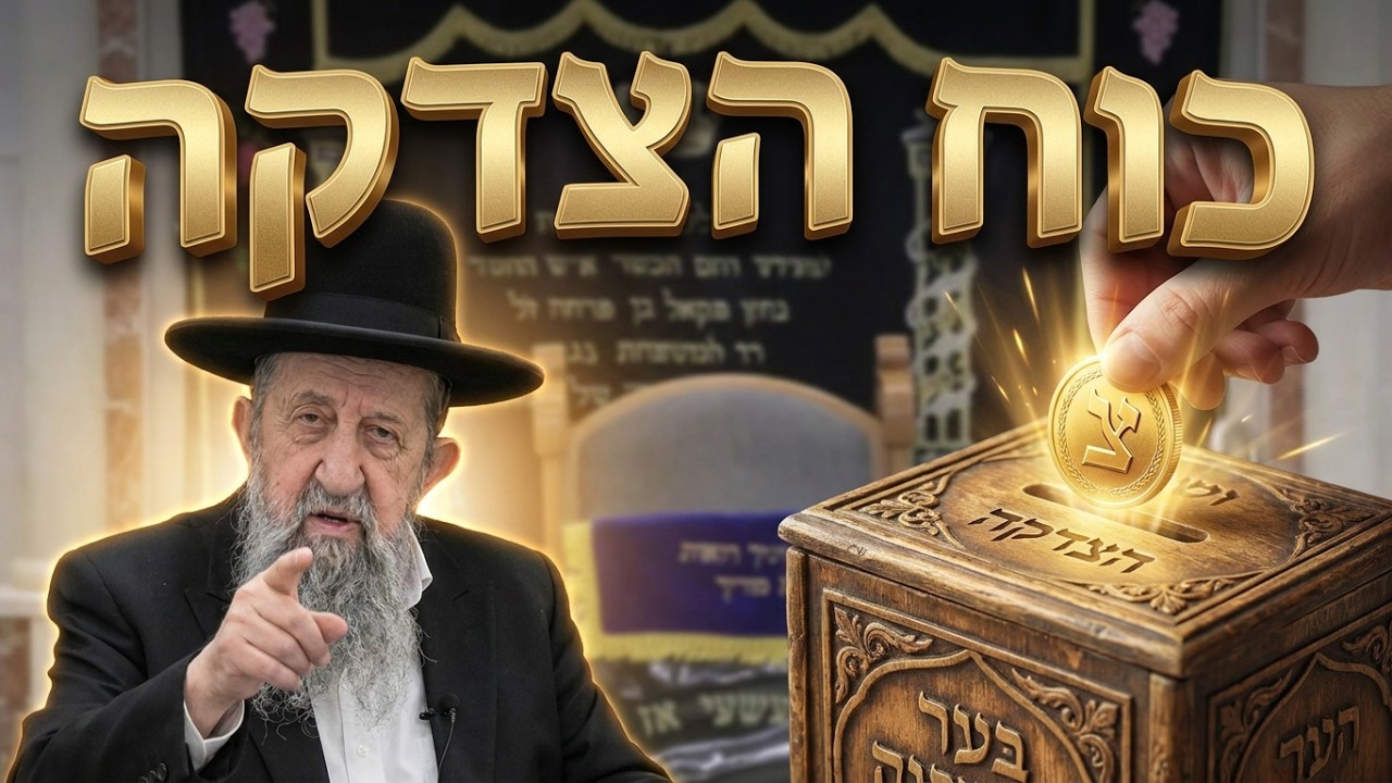 הרב בן ציון מוצפי שליט"א "מתן בסתר יכפה אף": הכוח העצום של צדקה שאף אחד לא יודע ?