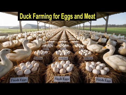Duck Farming - How to Start a Business Duck Farm - Raising Ducks for Eggs and Meat