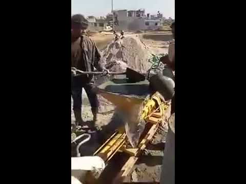 Grouting Pump With Single Tank Mixer And Agitator