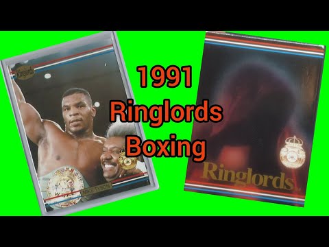 1991 Ringlords Boxing 40 Card Set Review w/ MIKE Tyson, Evander Holyfield  RC & Muhammad Ali ++