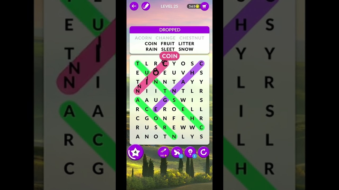 Wordscapes Search - Level 25