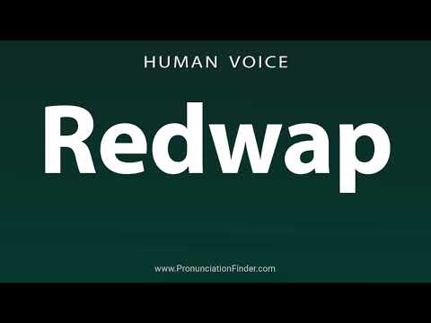 How To Pronounce Redwap