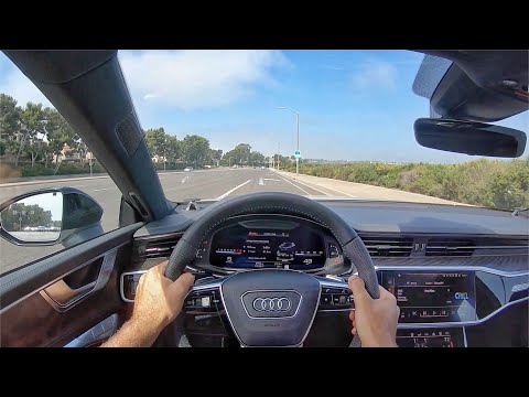 2020 Audi S7 Prestige S Sport POV Test Drive (3D Audio)(ASMR)