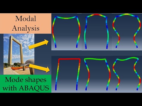 Modal analysis using ABAQUS CAE to obtain natural frequency and mode shapes | Abaqus tutorial