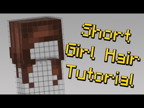 How to Make Short Girl Hair on Your Minecraft Skin