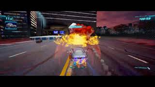 Cars 2 The Video Game(Arcade) Finn Mcmissile - magnet tires all the attack modes on every mission
