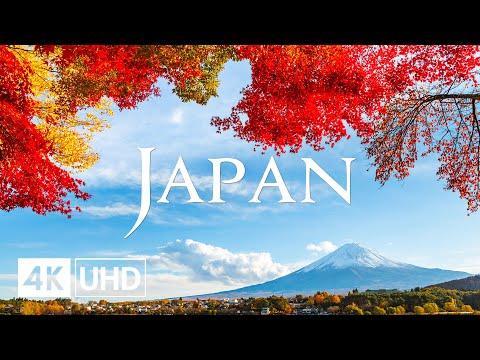 4k Drone Footage - Flying Over Japan (4k UHD) Amazing Beautiful Nature With Relaxing Music