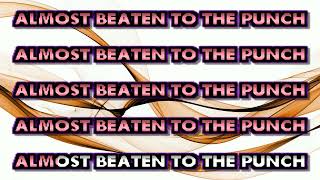 Elvis Costello karaoke - Beaten To The Punch