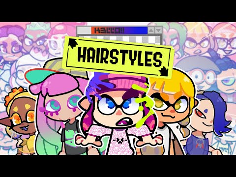 The Hairstyles of Splatoon 3