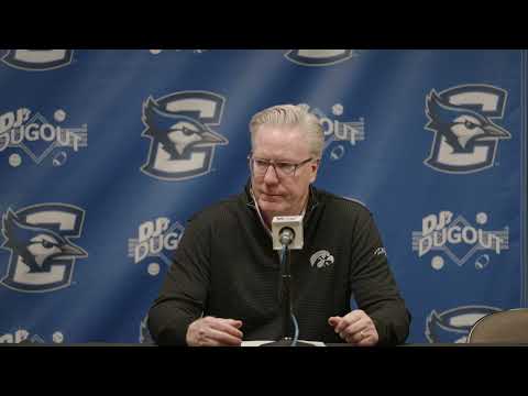 Iowa Men's Basketball Postgame Press Conference – Creighton