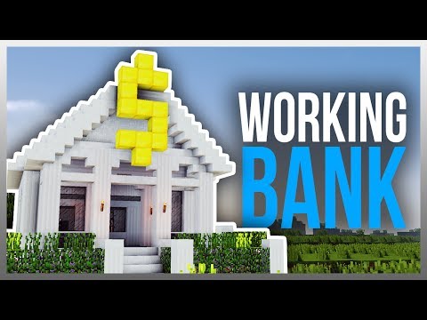 ✔️ Working REDSTONE BANK in Minecraft!