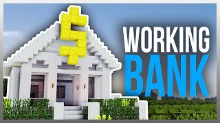 ✔️ Working REDSTONE BANK in Minecraft!