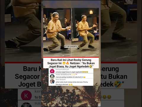 This is the first time I've seen Rocky Gerung Segacor🔥 \Tor Monitor Chairman🫡\