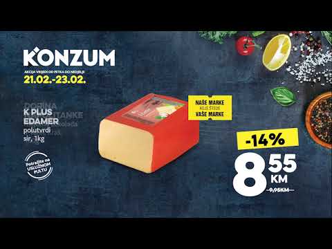Konzum Vikend akcija! 21.02.-23.02.2020.