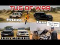 Modified Thar Vs Modified Bolero | Tug Of War 😈 | Thar का Traction ख़राब Hogya 😱 | भारी Nuks