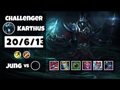 Karthus vs Lee Sin OCE Challenger JUNGLE (20/6/13) - v11.17