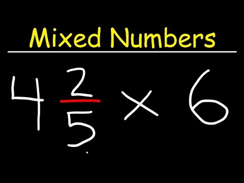 Multiplying Mixed Numbers and Whole Numbers Video