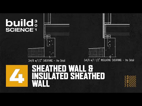 Build Science 301 - Ep. 4 | Standard Sheathed Wall & Insulated Sheathed Wall