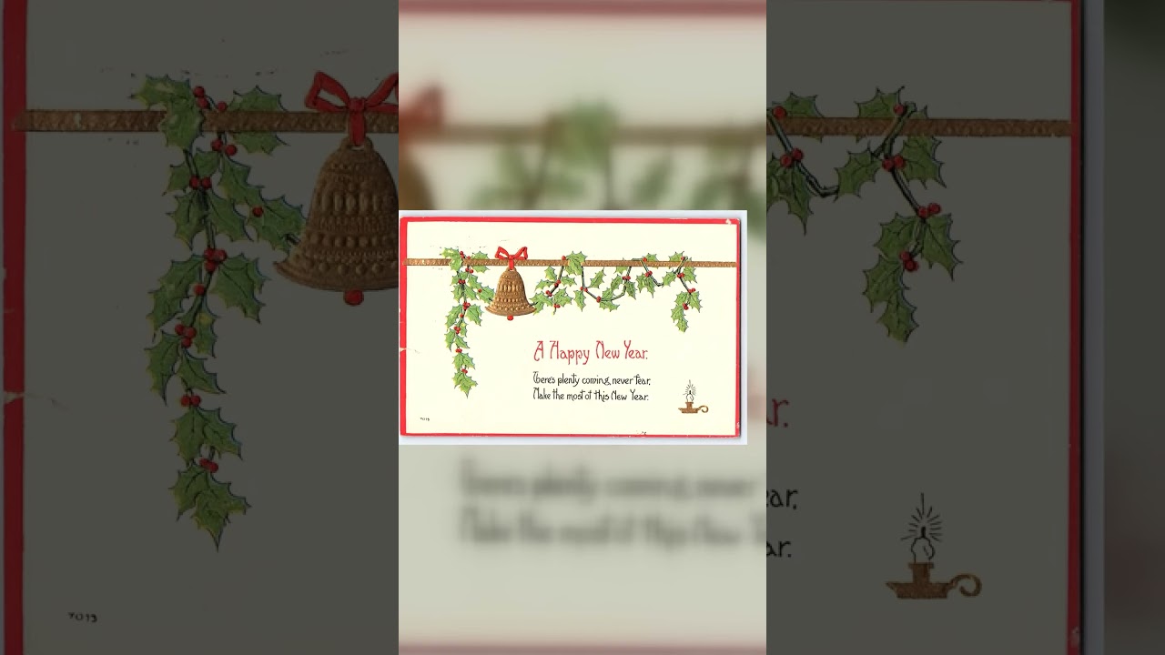 New Year Greetings Postcard, Divided Back, Huron SD, 1913 Video