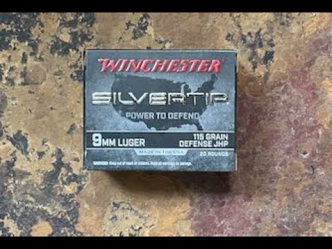 Winchester Silvertip Ammo Review- 9mm 115gr