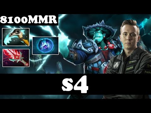 s4 8100MMR Storm Spirit - Ranked Match Gameplay - Dota 2