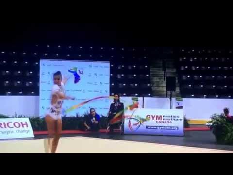 CINDY GALLEGOS (MEX) Ribbon "Sr Panamerican Championships 2014